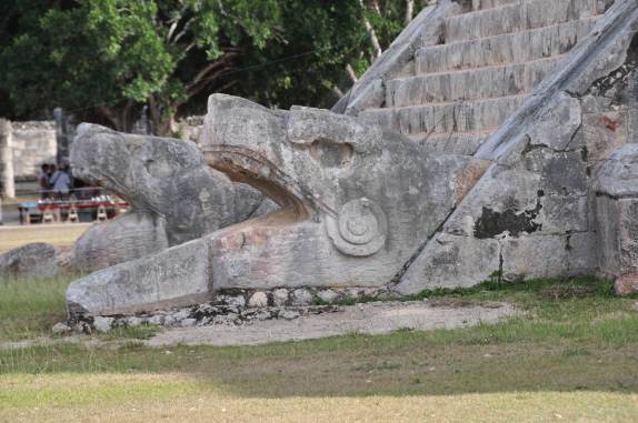 As ruínas mayas de Chichen-Itza, na península do Yucatán, no México